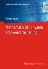 cover of the book Mathematik der privaten Krankenversicherung