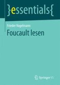 cover of the book Foucault lesen