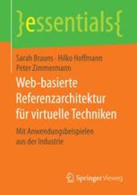 cover of the book Web-basierte Referenzarchitektur für virtuelle Techniken : Mit Anwendungsbeispielen aus der Industrie 