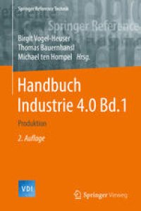 cover of the book Handbuch Industrie 4.0 Bd.1: Produktion