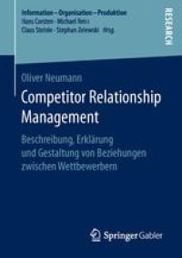 cover of the book Competitor Relationship Management: Beschreibung, Erklärung und Gestaltung von Beziehungen zwischen Wettbewerbern