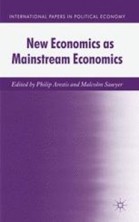 cover of the book New Economics as Mainstream Economics