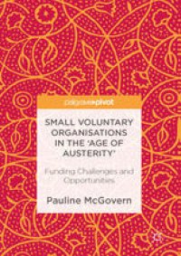 cover of the book Small Voluntary Organisations in the 'Age of Austerity': Funding Challenges and Opportunities