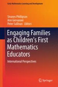 cover of the book Engaging Families as Children's First Mathematics Educators: International Perspectives