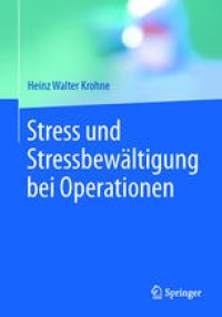 cover of the book Stress und Stressbewältigung bei Operationen