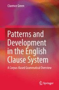 cover of the book Patterns and Development in the English Clause System: A Corpus-Based Grammatical Overview