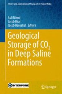 cover of the book Geological Storage of CO2 in Deep Saline Formations