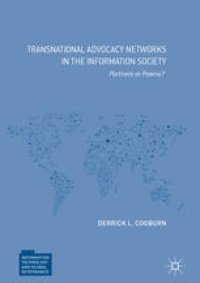 cover of the book Transnational Advocacy Networks in the Information Society: Partners or Pawns?