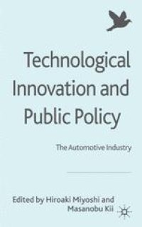 cover of the book Technological Innovation and Public Policy: The Automotive Industry