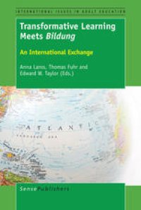 cover of the book Transformative Learning Meets Bildung: An International Exchange