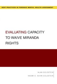 cover of the book Evaluating capacity to waive Miranda rights