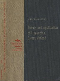 cover of the book Theory and application of Liapunov’s direct method