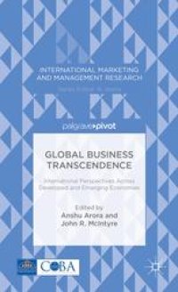 cover of the book Global Business Transcendence: International Perspectives across Developed and Emerging Economies