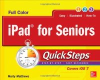 cover of the book iPad for seniors QuickSteps