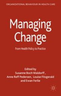 cover of the book Managing Change: From Health Policy to Practice