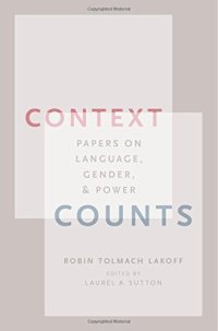 cover of the book Context counts : papers on language, gender, and power