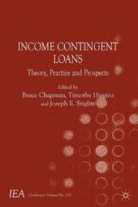 cover of the book Income Contingent Loans: Theory, Practice and Prospects