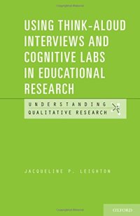 cover of the book Using think-aloud interviews and cognitive labs in educational research