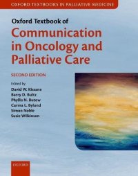 cover of the book Oxford textbook of communication in oncology and palliative care