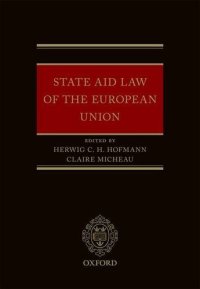 cover of the book State aid law of the European Union