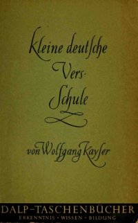 cover of the book Kleine deutsche Versschule