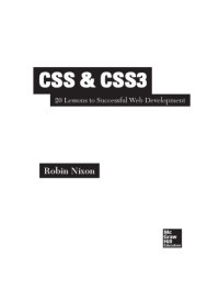 cover of the book CSS & CSS3. 20 Lessons to Successful Web Development