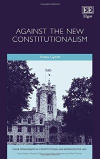 cover of the book Against the New Constitutionalism