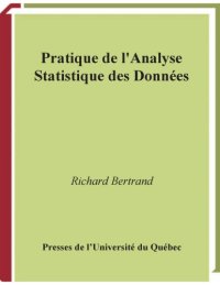 cover of the book Pratique de l’analyse statistique des données.