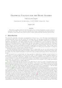 cover of the book Graphical calculus for the Hecke algebra