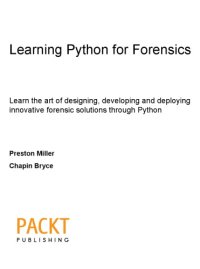 cover of the book Learning Python for Forensics