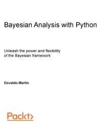 cover of the book Bayesian Analysis with Python