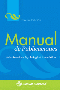 cover of the book Manual de Publicaciones de la American Psychological Association