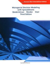 cover of the book Managerial Decision Modeling with Spreadsheets