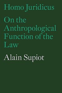 cover of the book Homo Juridicus: On the Anthropological Function of the Law