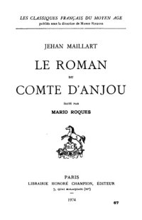 cover of the book Le roman du comte d’Anjou