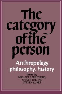 cover of the book The Category of the Person: Anthropology, Philosophy, History