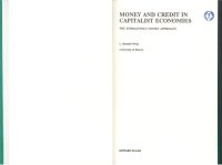 cover of the book Money and Credit in Capitalist Economies, The Endogenous Money Approach