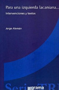 cover of the book Para una izquierda lacananiana... Intervenciones y Textos