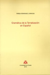 cover of the book Gramática de la tematización en español