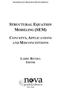 cover of the book Structural Equation Modeling (SEM). Concepts, Applications and Misconceptions