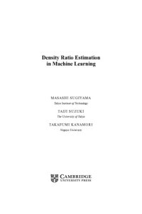 cover of the book Density Ratio Estimation in Machine Learning