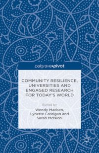 cover of the book Community resilience, universities and engaged research for today’s world