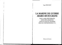 cover of the book La marine de guerre arabo-musulmane dans la mer Méditerranée (AD 647 - 787)