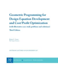 cover of the book Geometric Programming for Design Equation Development and Cost/Proﬁt Optimization