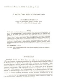 cover of the book A Markov Chain Model of Inflation