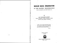 cover of the book Muslim naval organisation in the eastern Mediterranean from the seventh to the tenth century A.D.