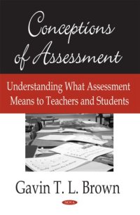 cover of the book Conceptions of Assessment: Understanding What Assessment Means to Teachers and Students