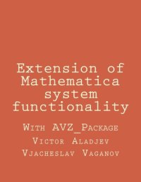 cover of the book Extension of Mathematica system functionality