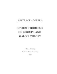 cover of the book Review of Groups and Galois Theory