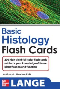 cover of the book Lange Basic Histology Flash Cards